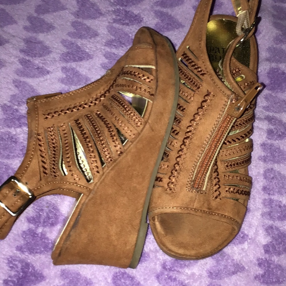 Wedge sandals for girls 13
